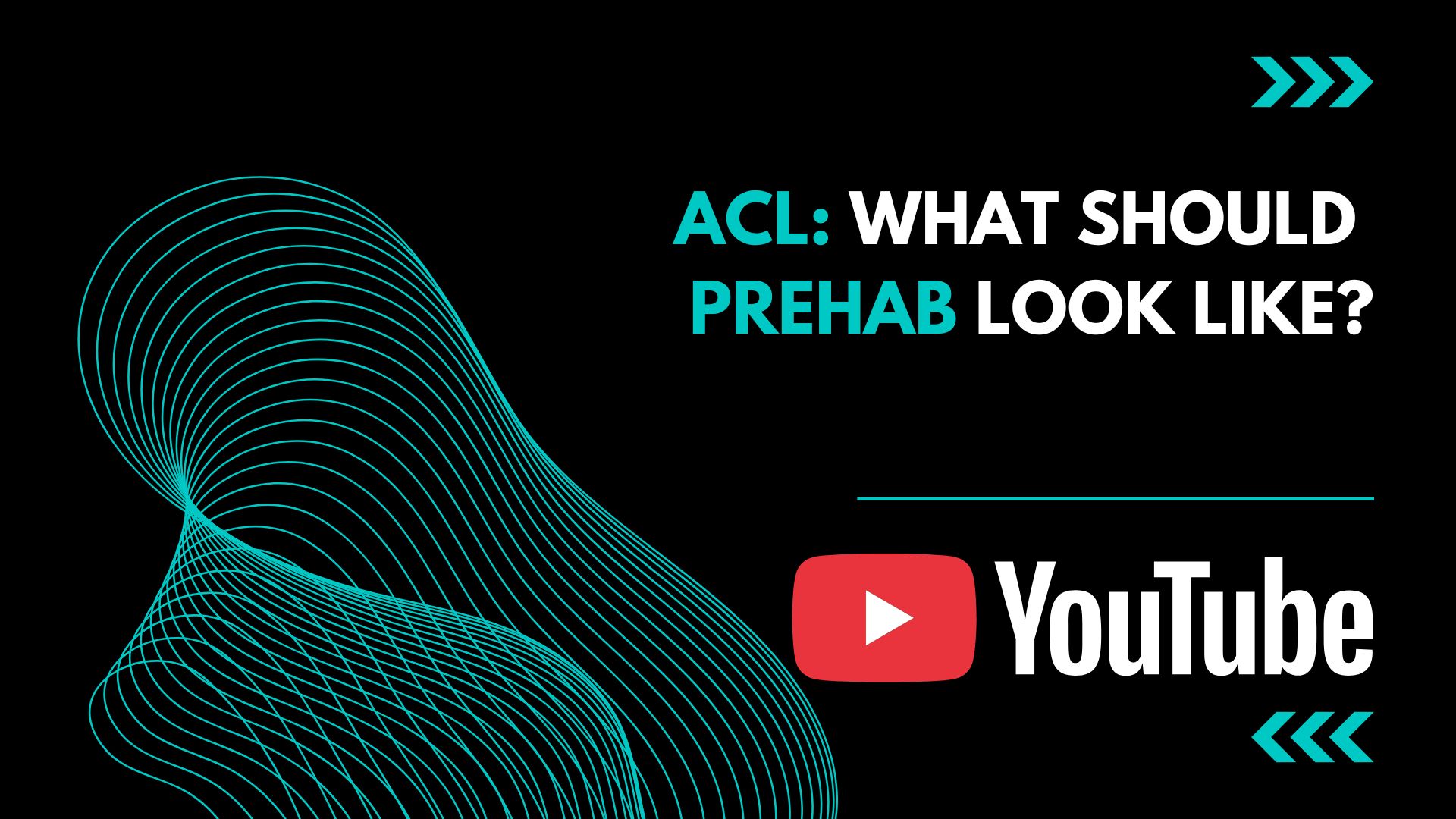 What should ACL pre-hab look like?